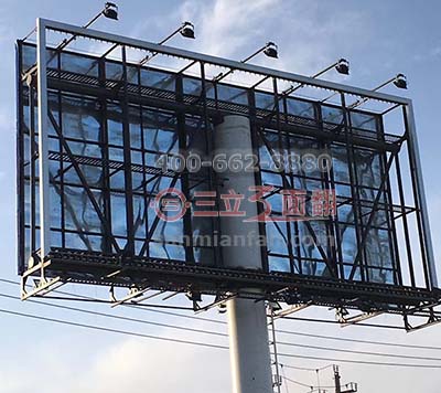 制作高速公路立柱高炮三面翻廣告牌有什么要求？