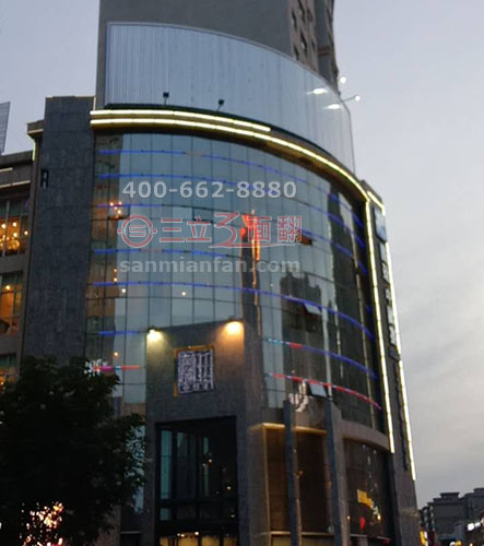 樓頂led三面翻廣告牌安裝設計要求 樓頂led三面翻廣告牌安裝設計要求